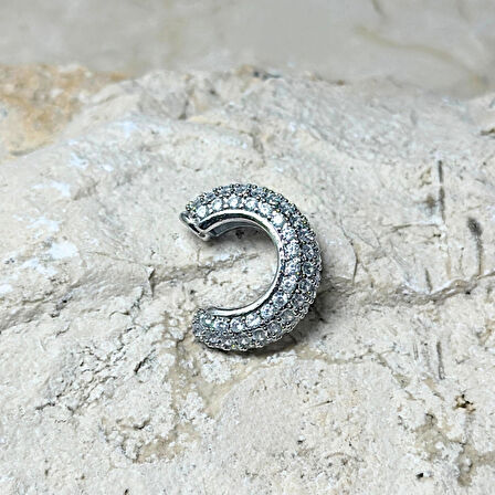 VIP Zirkon Silver Earcuff
