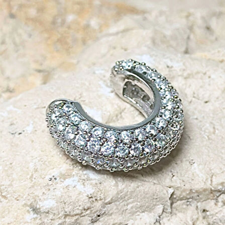 VIP Zirkon Silver Earcuff