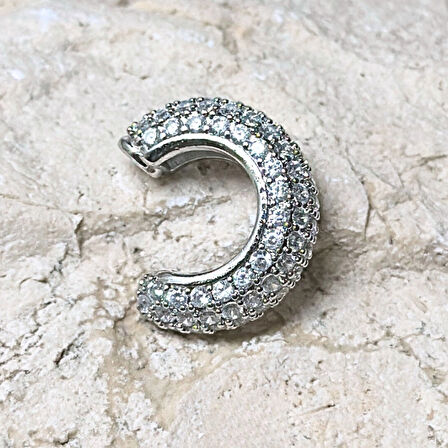 VIP Zirkon Silver Earcuff