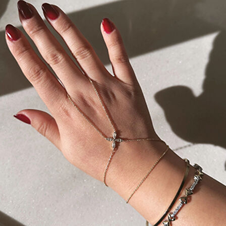 Çelik Fairy Taşlı Şahmeran Gold