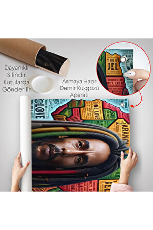 Bob Marley Duvar Örtüsü-7714