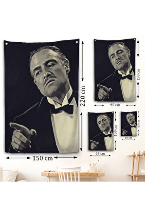 Godfather Mafya Film Duvar Örtüsü-7716