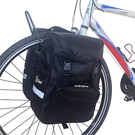 Reyo Sem Çanta Baykuş Heybe (Ön ve Arka Uyumlu) Siyah