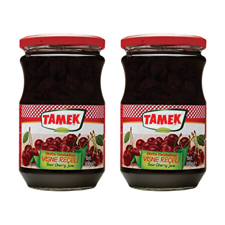 Tamek Vişne Reçeli 800 gr Ekstra Geleneksel x 2 Adet