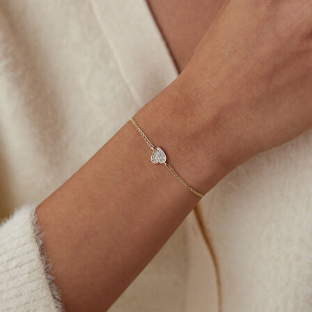 Mini Heart Stone Bileklik