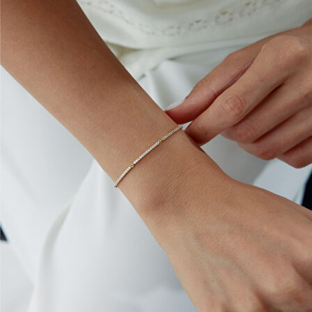 Taşlı Line Bileklik