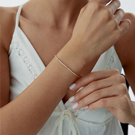 Taşlı Line Bileklik