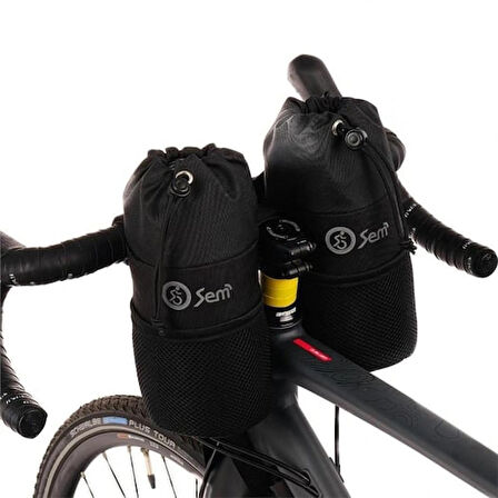 Reyo Sem Çanta Bikepacking Gidon Suluk ve Malzeme Çantası Siyah