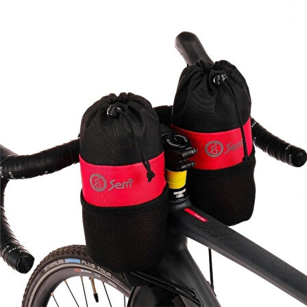 Reyo Sem Çanta Bikepacking Gidon Suluk ve Malzeme Çantası Kırmızı