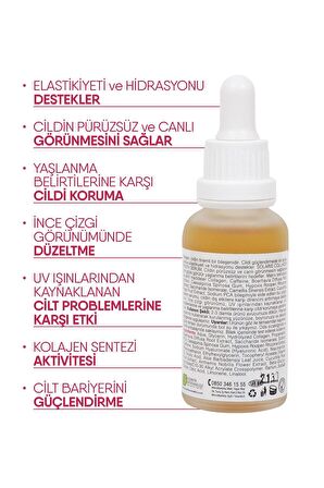 Solaris Leke Karşıtı C Vitamin Cilt Bakım Serumu 30ml + Yaşlanma Karşıtı Kolajen Cilt Bakım Serumu 30ml