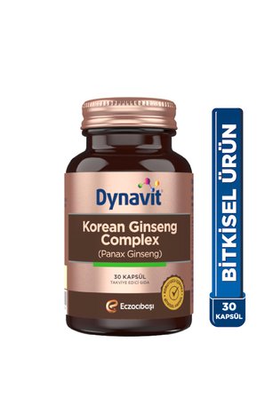 Eczacıbaşı Dynavit Korean Ginseng Complex Takviye Edici Gıda 30 Kapsül