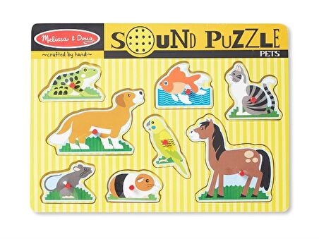 Evcil Hayvanlar 2+ Yaş Büyük Boy Puzzle 8 Parça