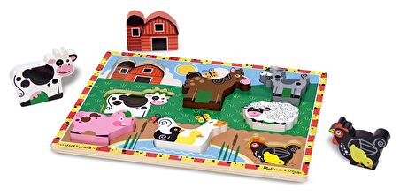 Çiftlik 3+ Yaş Büyük Boy Puzzle 8 Parça