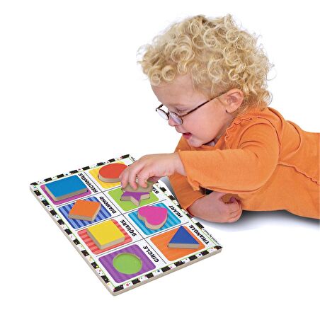 Şekiller 3+ Yaş Büyük Boy Puzzle 8 Parça