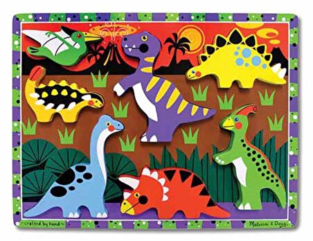 Dinozorlar 2+ Yaş Büyük Boy Puzzle 7 Parça