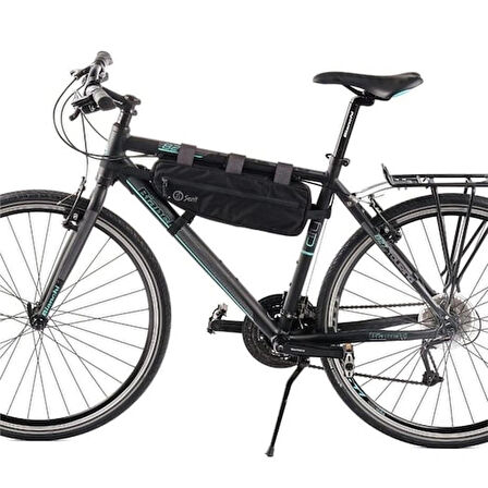 Bikepacking Kadro Altı Çanta - M Siyah