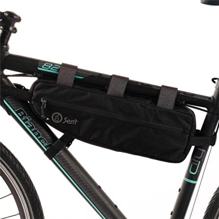 Bikepacking Kadro Altı Çanta - M Siyah