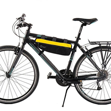 Bikepacking Kadro Altı Çanta - M Sarı