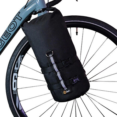 Bikepacking Tüp Çanta 9L Siyah