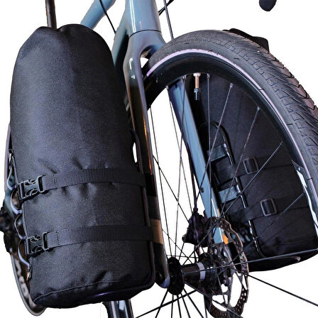 Bikepacking Tüp Çanta 9L Siyah