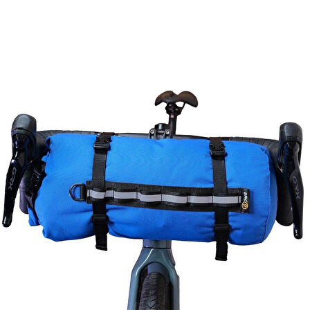 Bikepacking Tüp Çanta 9L Mavi