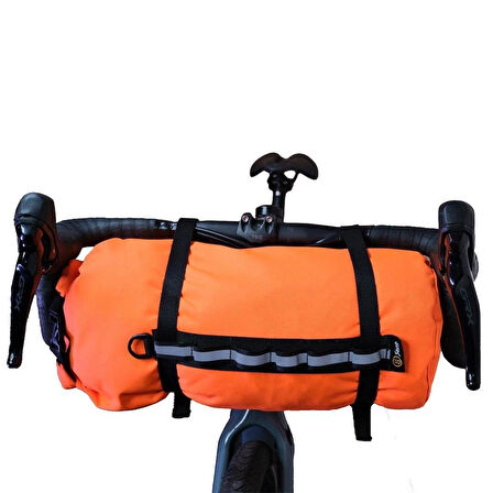 Bikepacking Tüp Çanta 9L Turuncu