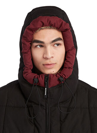Timberland Siyah Erkek Kapüşonlu Mont TB0A6JUDDY91_Pullover Puffer Jacket