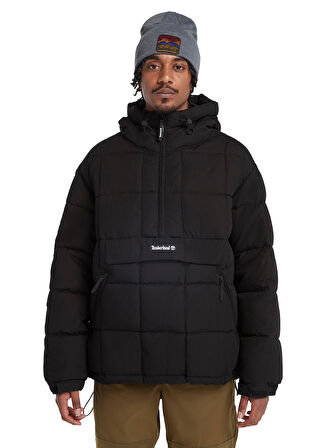 Timberland Siyah Erkek Kapüşonlu Mont TB0A6JUD0011_Pullover Puffer Jacket