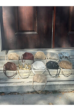 Büzgülü Model Kadın Omuz Çantası