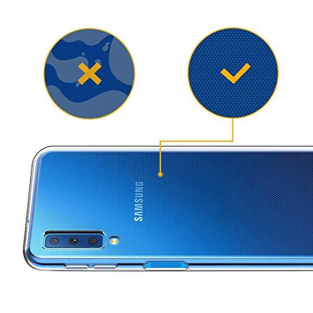 Gpack Samsung Galaxy A9 2018 Kılıf 02 mm Silikon İnce Arka KapakNano Glass