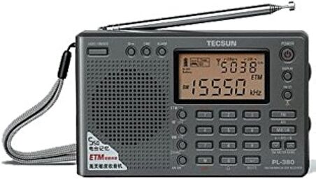 TECSUN PL-380 DSP FM Stereo. Dünya Bandı PLL Radyo Alıcısı