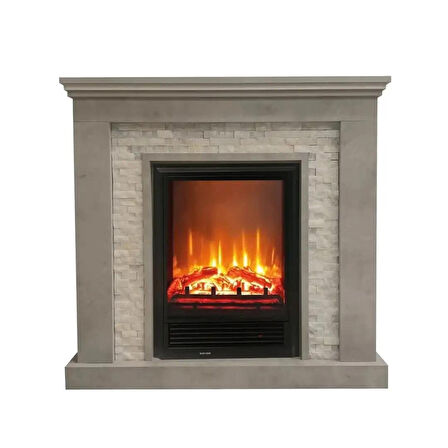 Dlc 1218 Retro Taş 1600W Dekoratif Elektrikli Şömine