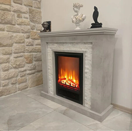 Dlc 1218 Retro Taş 1600W Dekoratif Elektrikli Şömine