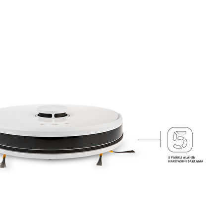 Homend Alex Laser 1281H Moplu ve Haritalamalı Akıllı Robot Süpürge 2023 Model