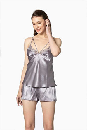 Pierre Cardin 6'lı Uzun Gecelik Sabahlık Set 6025 Royal Renk