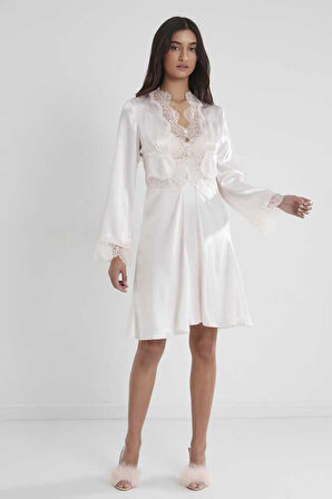 Pierre Cardin İnci 6'lı Midi Gecelik Sabahlık Gelin Çeyiz Set 6335