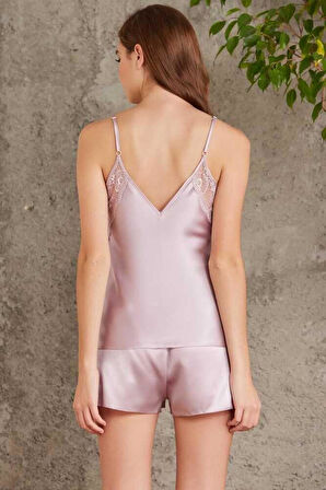 Pierre Cardin Saten Rose Dörtlü Gelin Çeyiz Seti 7085
