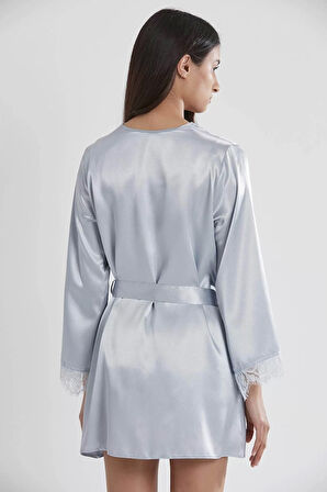 Pierre Cardin 2490 Bayan Sabahlıklı Saten Şort Takım