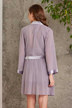 Pierre Cardin Dantelli Kadife Tulum Sabahlık Takım 4800 Royal