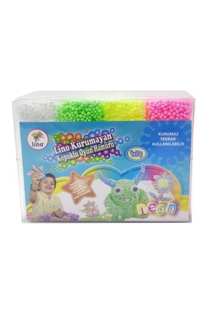 Lino Oyun Hamuru Kurumayan Köpüklü 10 Gram Pvc 152014 (4 Lü Paket)