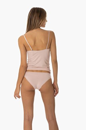 Pierre Cardin Kadın Dantelli Penye Atlet Külot / Kaşkorse Set 345