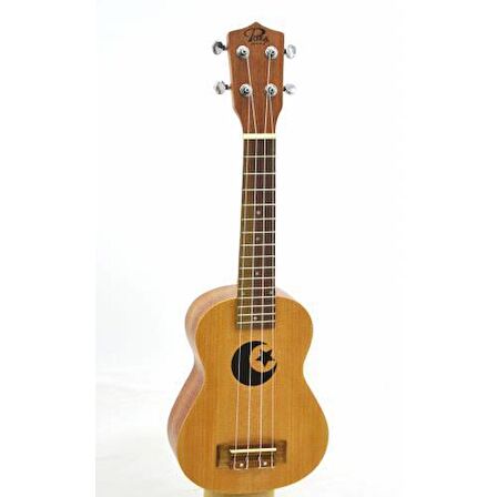 PUKA SOPRANO PK-9 UKULELE AYYILDIZ DESENLİ MAUN