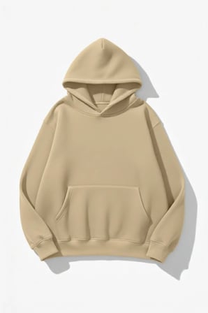 Unisex Yumuşak Dokulu Güllü Kanat Baskılı Tasarım Oversize 3 İplik Hoodie Sweatshirt