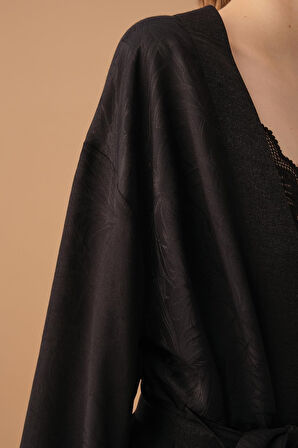 Pierre Cardin İpek Saten Altılı Gelin Çeyiz Takımı - Lx.25272 Black