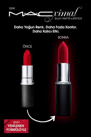 M·A·CXIMAL Silky Matte Lipstick Nemlendirme Etkili Yoğun Renk Sağlayan Ruj - Velvet Teddy
