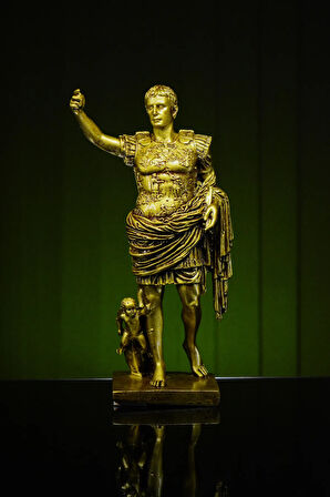 Özel Tasarım Roma İmparatorluğu Kurucusu Augustus Heykel Biblo