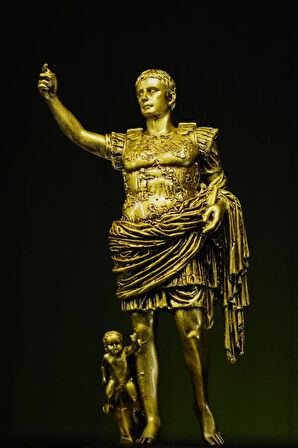 Özel Tasarım Roma İmparatorluğu Kurucusu Augustus Heykel Biblo