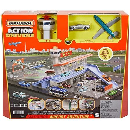 Matchbox™ Aksiyon Sürücüleri Havaalanı Macerası Oyun Seti  HCN34