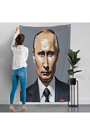 Vladimir Putin Rusya Devlet Başkanı Duvar Örtüsü-7737
