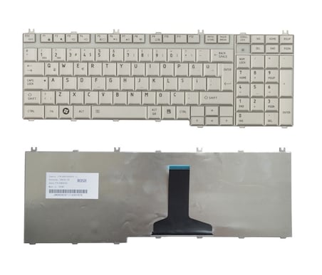 Toshiba P300 A500, A505, A505D Notebook Klavye / Silver TR
